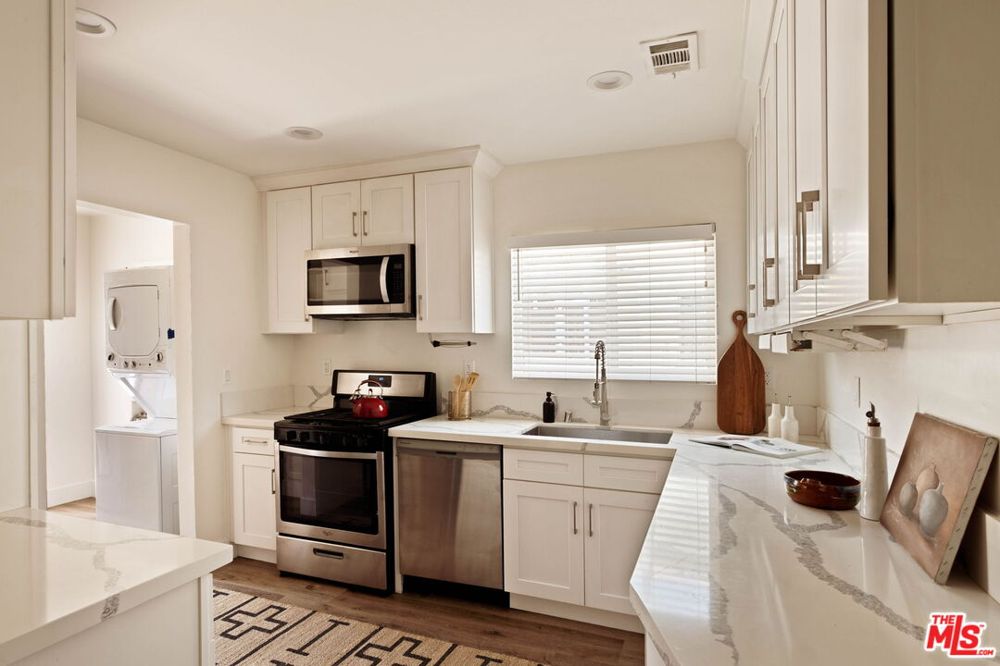 Updated kitchen with stainless appliances