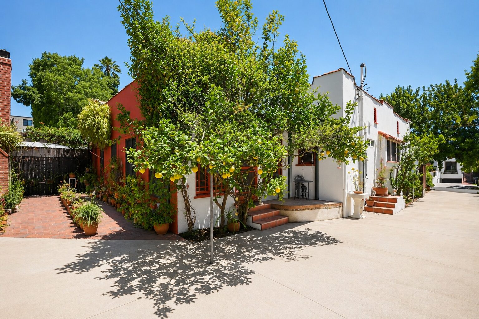 Front home side yard
