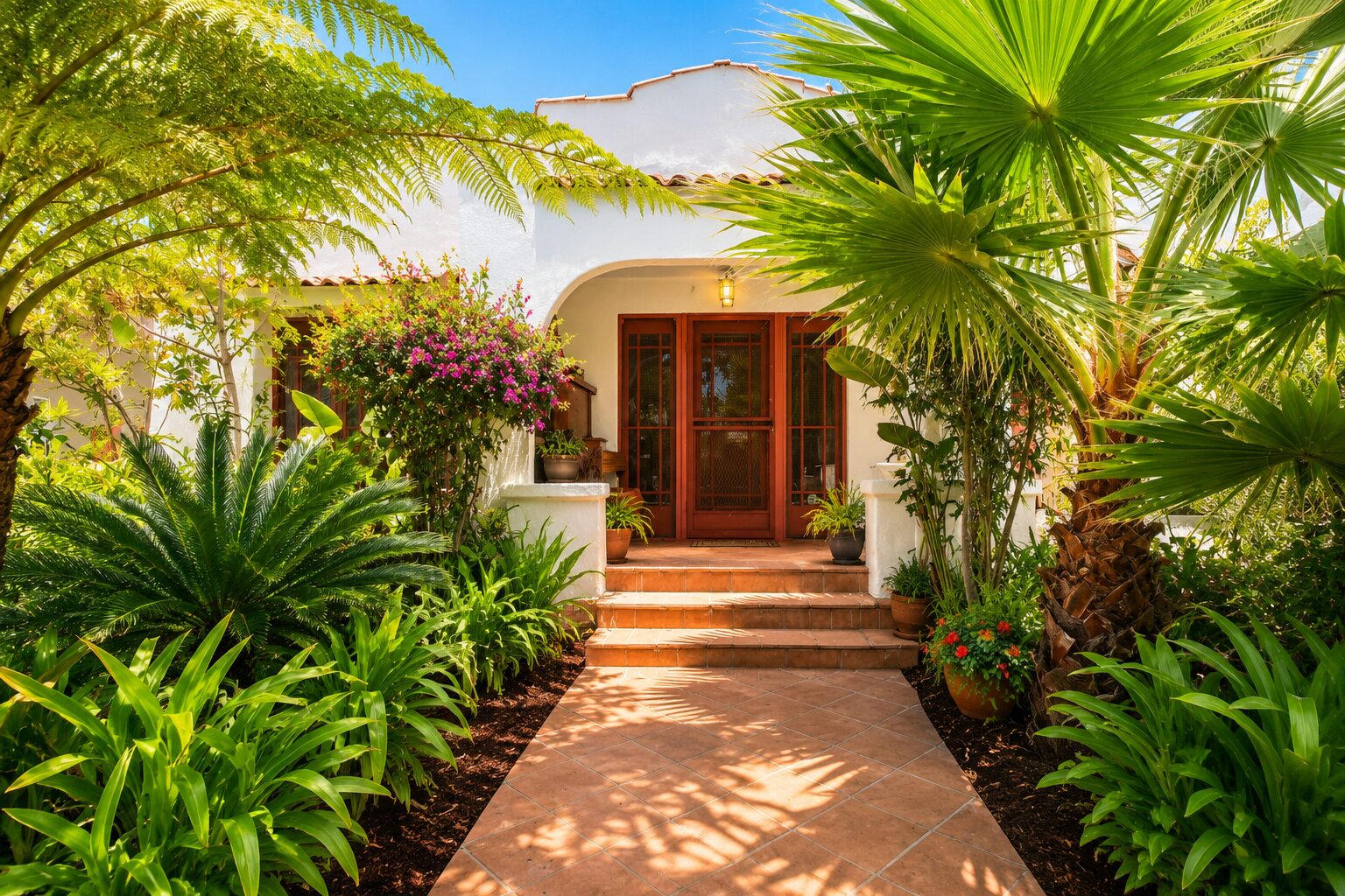 Front home — entry