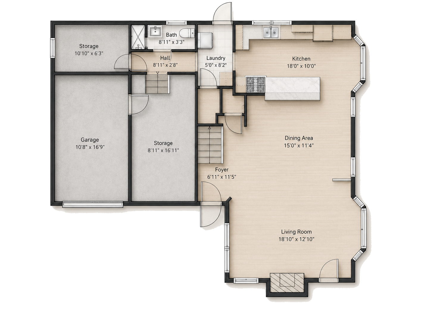 Back home first floor plan